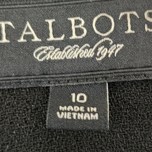 Talbots Womens Midi Pencil Wool Lined Skirt Size 10 Black - Picture 5 of 6